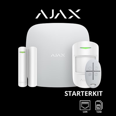 Ajax Starter Kit Kablosuz Alarm Seti / BEYAZ