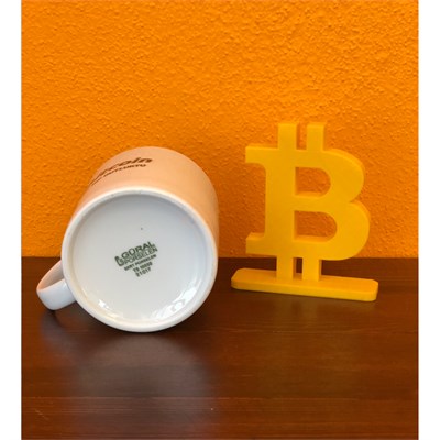 Bitcoin hediyelik porselen kupa (Buralar Hep DUTLUKTU)
