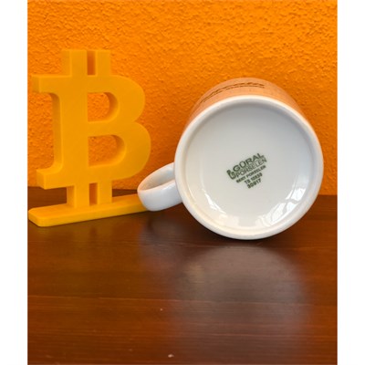 Bitcoin hediyelik porselen kupa (HODL bizde atasporu)